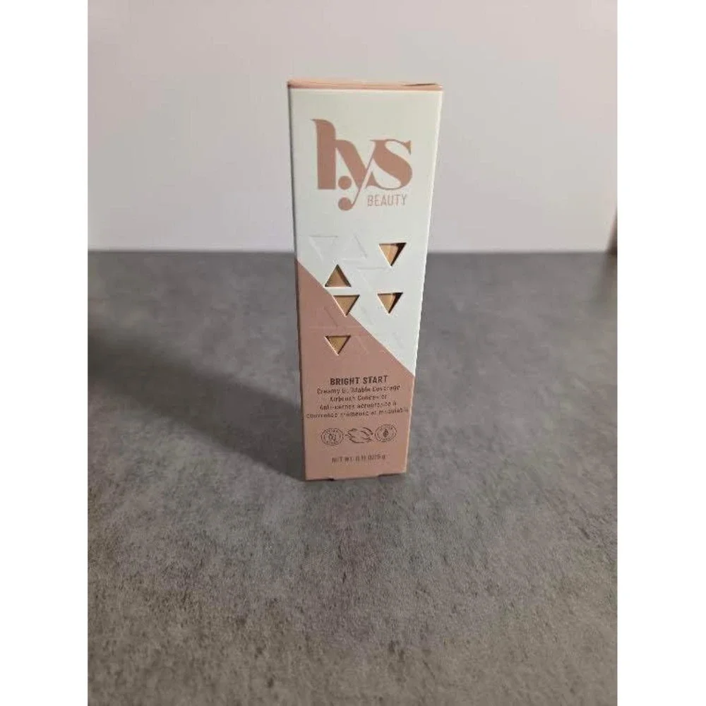 LYS Beauty Bright Start Creamy Airbrush Concealer MN5 Almond Clean Beauty 0.27oz